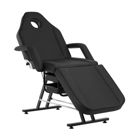 Sillon kozmetička stolica s kivetama crna — slika 15