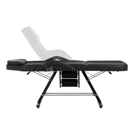 Sillon kozmetička stolica s kivetama crna — slika 13