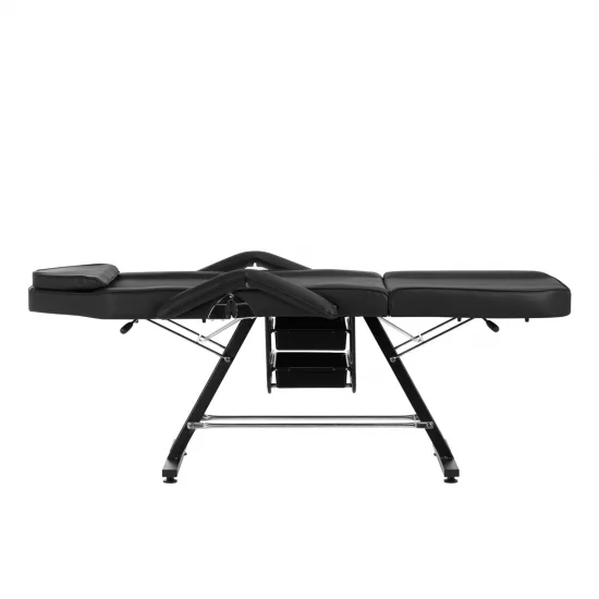 Sillon kozmetička stolica s kivetama crna — slika 12