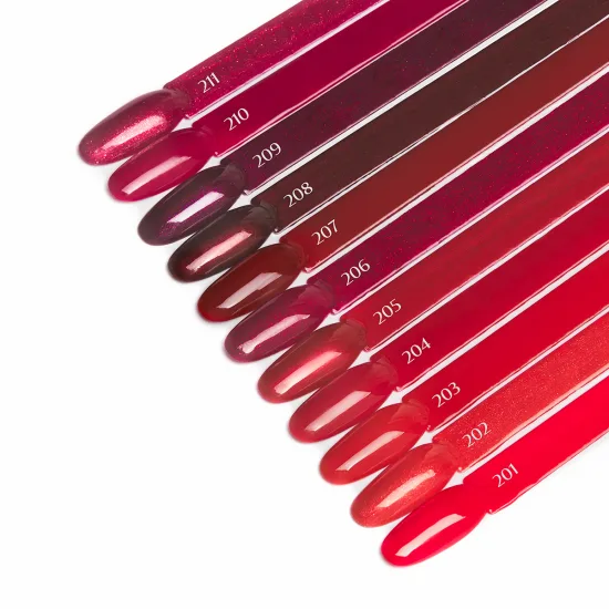 OCHO NAILS Hibridni lak za nokte crveni 203 -5 g — slika 2