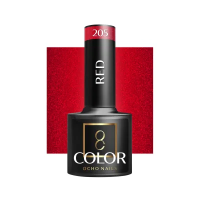 OCHO NAILS Hibridni lak za nokte crveni 205 -5 g