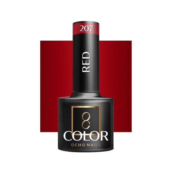 OCHO NAILS Hibridni lak za nokte crveni 207 -5 g