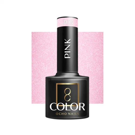 OCHO NAILS Hibridni lak za nokte ružičasti 303 -5 g