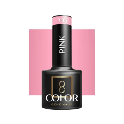 OCHO NAILS Hibridni lak za nokte ružičasti 305 -5 g