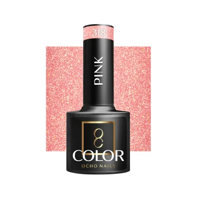 OCHO NAILS Hibridni lak za nokte ružičasti 318 -5 g