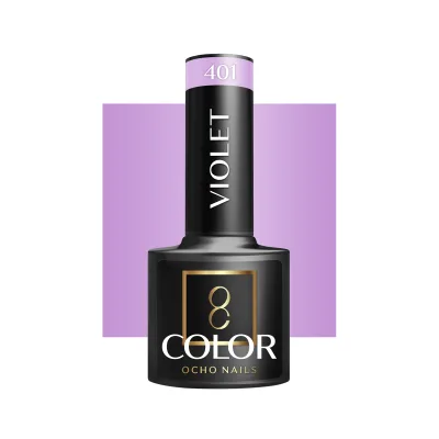 OCHO NAILS Hibridni lak za nokte ljubičasti 401 -5 g