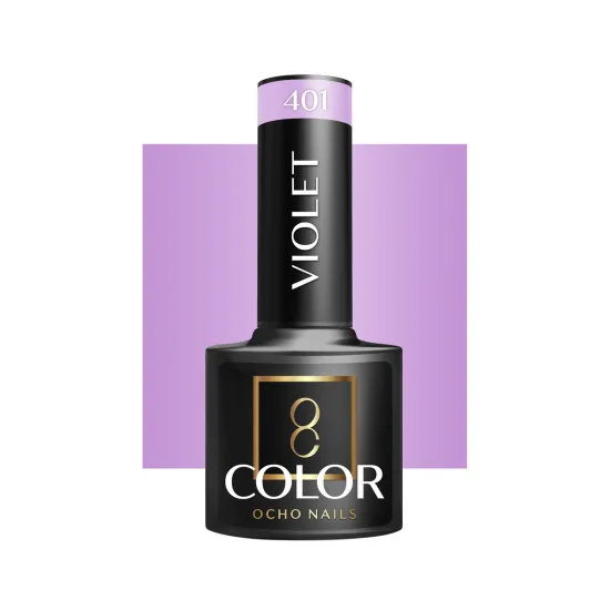 OCHO NAILS Hibridni lak za nokte ljubičasti 401 -5 g