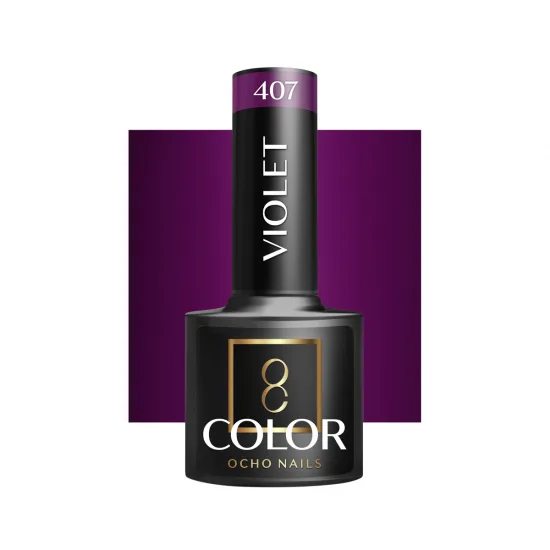 OCHO NAILS Hibridni lak za nokte ljubičasti 407 -5 g