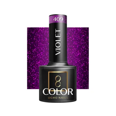 OCHO NAILS Hibridni lak za nokte ljubičasti 409 -5 g
