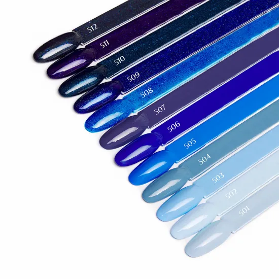 OCHO NAILS Hibridni lak za nokte plavi 502 -5 g — slika 2