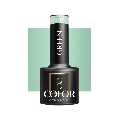 OCHO NAILS Hibridni lak za nokte zeleni 708 -5 g