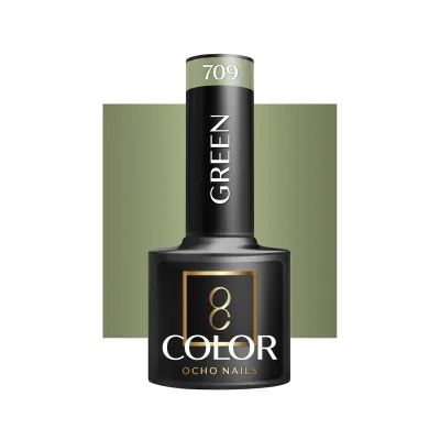OCHO NAILS Hibridni lak za nokte zeleni 709 -5 g