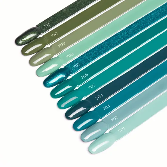 OCHO NAILS Hibridni lak za nokte zeleni 709 -5 g — slika 2
