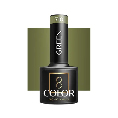 OCHO NAILS Hibridni lak za nokte zeleni 710 -5 g