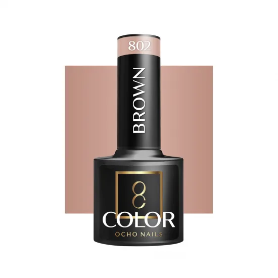 OCHO NAILS Hibridni lak za nokte smeđi 802 -5 g
