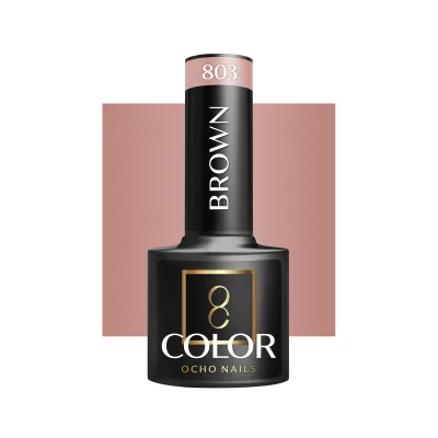 OCHO NAILS Hibridni lak za nokte smeđi 803 -5 g