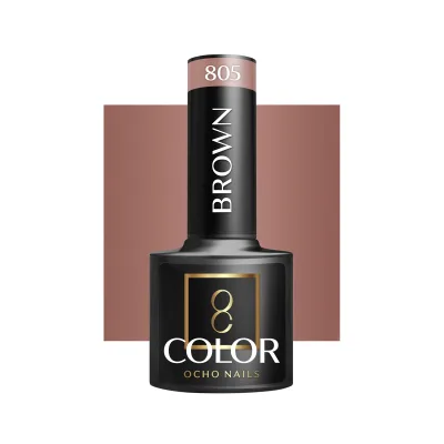 OCHO NAILS Hibridni lak za nokte smeđi 805 -5 g