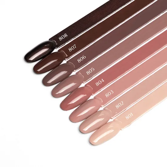 OCHO NAILS Hibridni lak za nokte smeđi 805 -5 g — slika 2