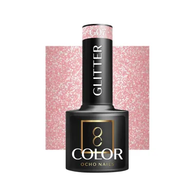 OCHO NAILS Hibridni lak za nokte s glitterom G07 -5 g