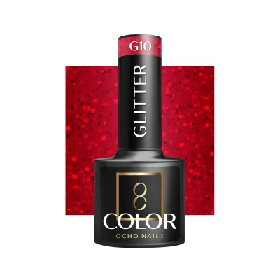 OCHO NAILS Hibridni lak za nokte s glitterom G10 -5 g