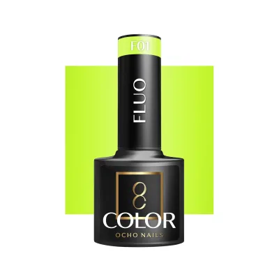OCHO NAILS Hibridni lak za nokte fluo F01 -5 g