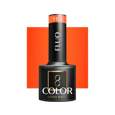 OCHO NAILS Hibridni lak za nokte fluo F03 -5 g