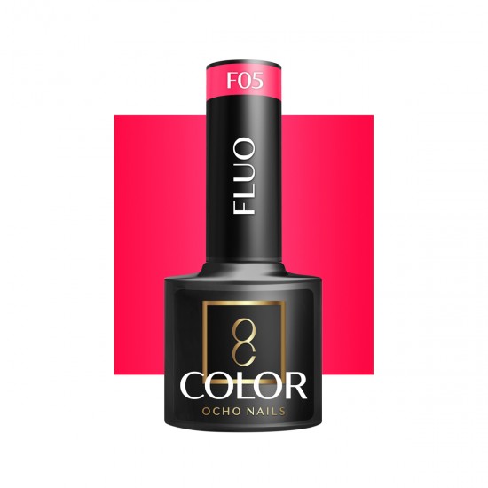 OCHO NAILS Hibridni lak za nokte fluo F05 -5 g