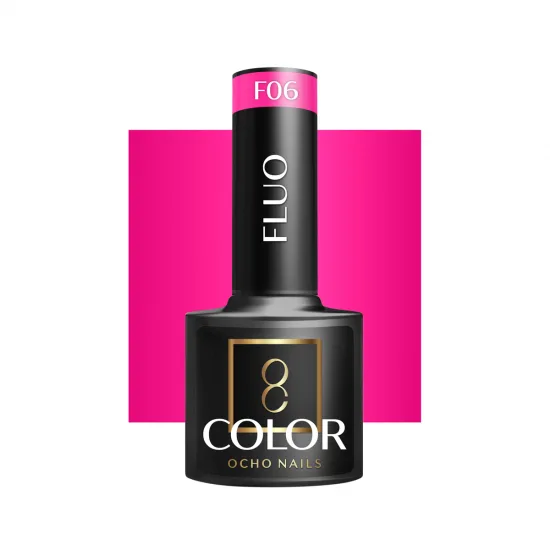 OCHO NAILS Hibridni lak za nokte fluo F06 -5 g