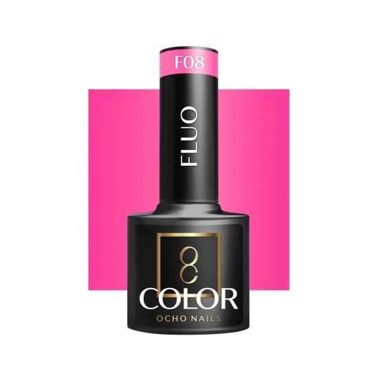 OCHO NAILS Hibridni lak za nokte fluo F08 -5 g