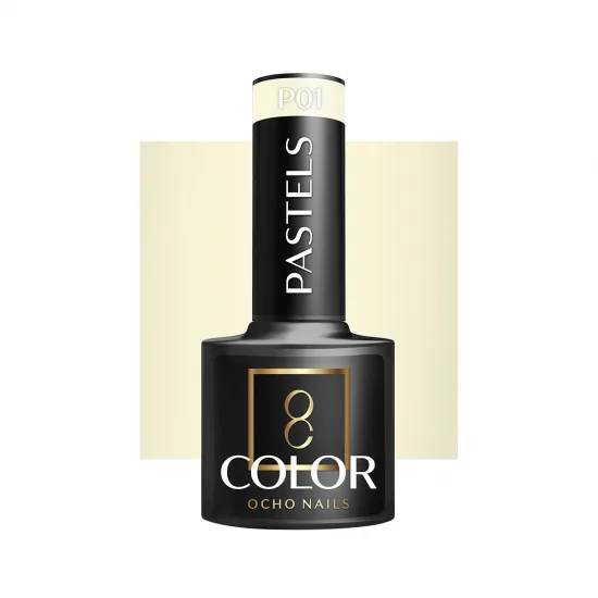 OCHO NAILS Hibridni lakovi za nokte u pastelnim bojama P01 -5 g