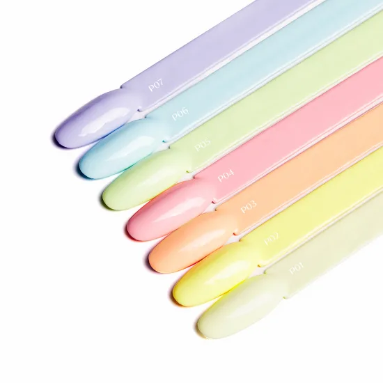 OCHO NAILS Hibridni lakovi za nokte u pastelnim bojama P01 -5 g — slika 2