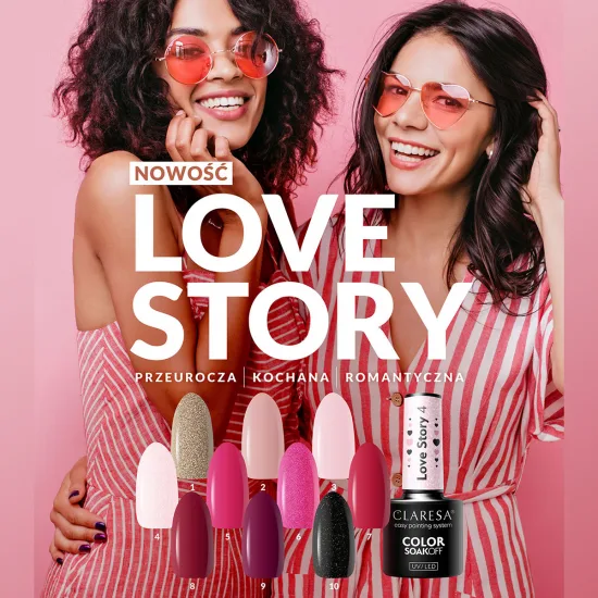 CLARESA hibridni lak za nokte LOVE STORY 6 - 5 g — slika 2