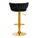 4Rico Bar Hocker QS-B313a crni baršun