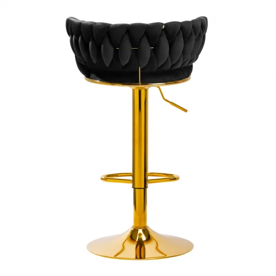 4Rico Bar Hocker QS-B313a crni baršun — slika 7