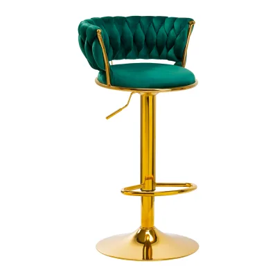 4Rico Bar Hocker QS-B313a zeleni baršun