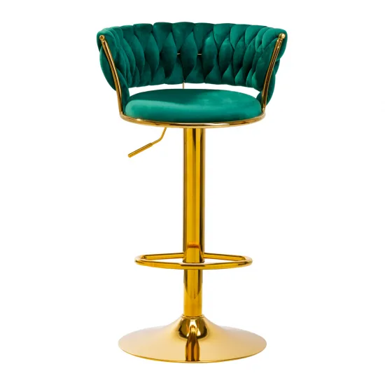 4Rico Bar Hocker QS-B313a zeleni baršun — slika 8
