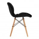4Rico chair QS-186 black velvet