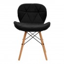 4Rico chair QS-186 black velvet