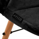 4Rico chair QS-186 black velvet