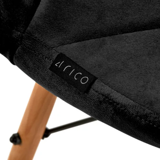 4Rico stolica QS-186 crni baršun — slika 4