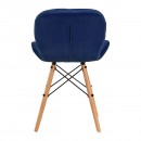 4Rico stolica QS-186 tamnoplavi baršun