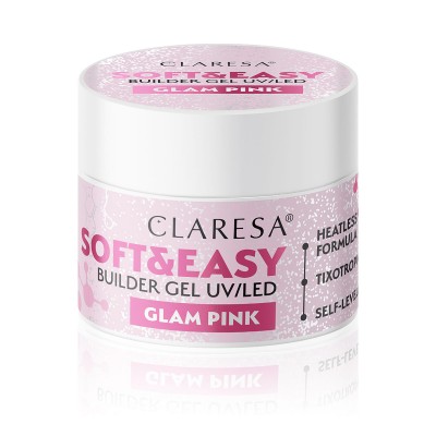 Claresa gel za oblikovanje Soft&Easy glamurozno ružičasti 45g
