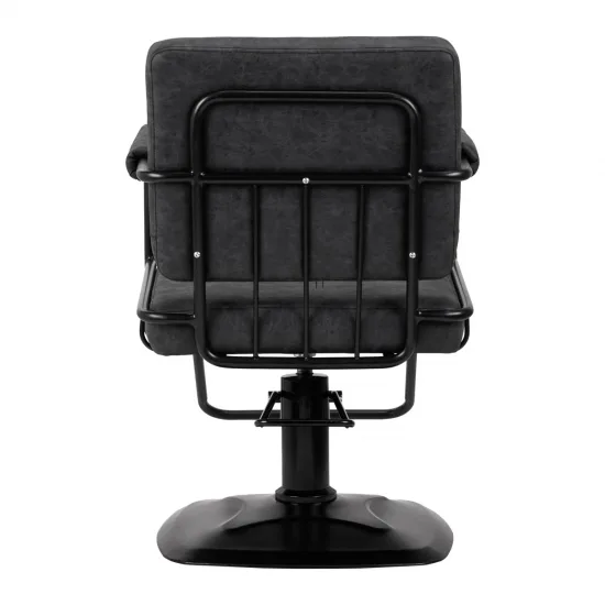 Gabbiano Katania Loft Old Leather frizerska stolica crna — slika 5