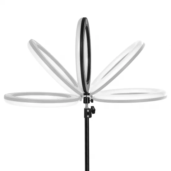 GLOW 10" bsc RGB prstenasta lampa sa stativom od 10 W — slika 7