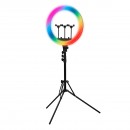 GLOW 18" bsc RGB prstenasta lampa sa stativom od 45 W GLOW 18" bsc RGB prstenasta lampa sa stativom od 45 W