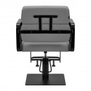 Gabbiano Porto-BM frizerska stolica crno-siva