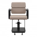 Gabbiano Porto-BM hairdressing chair black beige