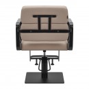 Gabbiano Porto-BM hairdressing chair black beige