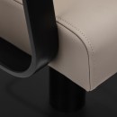 Gabbiano Porto-BM hairdressing chair black beige