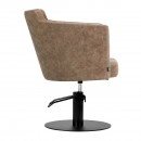 Hairdressing chair Gabbiano Roma old Brown Hairdressing chair Gabbiano Roma old Brown